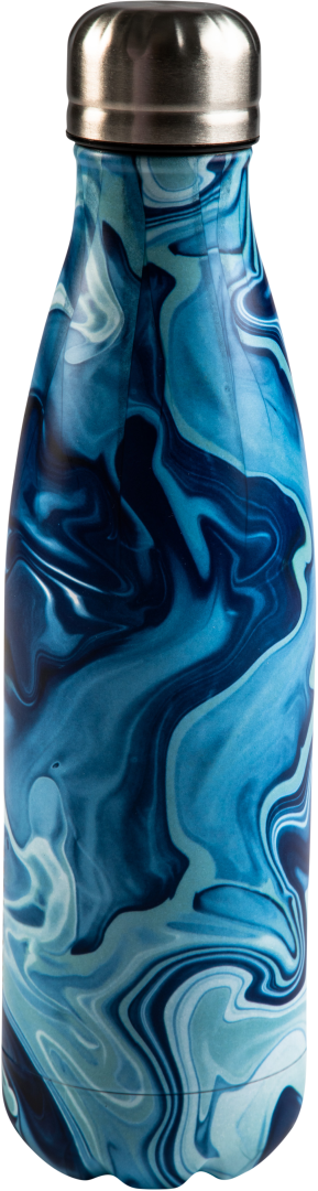 בקבוק תרמי מנירוסטה 500 מ"ל - כחול תכלת